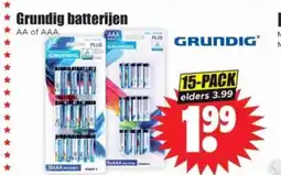 Dirk Grundig batterijen aanbieding