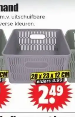 Dirk Opbergmand aanbieding