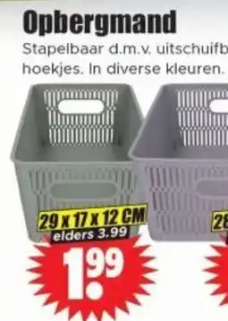 Dirk Opbergmand aanbieding