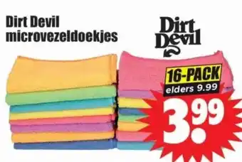 Dirk Dirt Devil microvezeldoekjes aanbieding