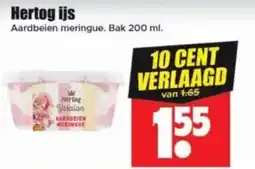 Dirk Hertog ijs aanbieding