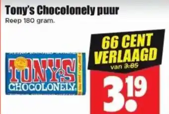 Dirk Tony's Chocolonely puur aanbieding