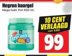 Dirk Hegron haargel aanbieding