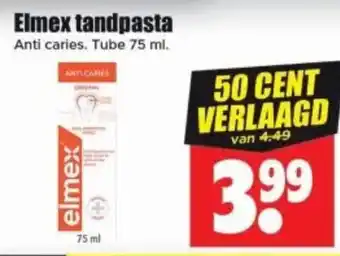 Dirk Elmex tandpasta aanbieding