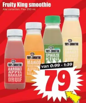 Dirk Fruity King smoothie aanbieding