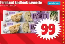 Dirk Farmland knoflook baguette aanbieding