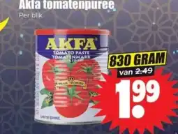 Dirk Akfa tomatenpuree aanbieding