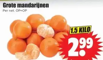 Dirk Grote mandarijnen aanbieding