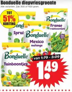 Dirk Bonduelle diepvriesgroente aanbieding