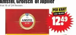 Dirk Amstel, Grolsch of Jupiler aanbieding