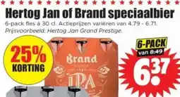 Dirk Hertog Jan of Brand speciaalbier aanbieding