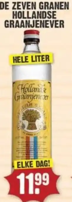 Dirk DE ZEVEN GRANEN HOLLANDSE GRAANJENEVER aanbieding