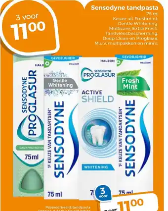 Trekpleister Sensodyne tandpasta aanbieding