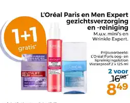 Trekpleister L'Oréal Paris en Men Expert gezichtsverzorging aanbieding