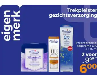 Trekpleister Trekpleister gezichtsverzorging aanbieding