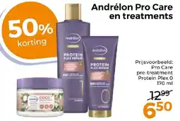 Trekpleister Andrélon Pro Care en treatments aanbieding