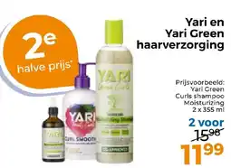 Trekpleister Yari en Yari Green haarverzorging aanbieding