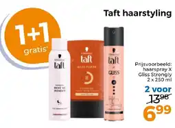 Trekpleister Taft haarstyling aanbieding