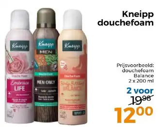 Trekpleister Kneipp douchefoam aanbieding