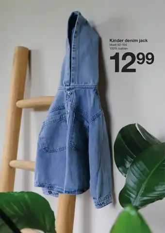 Zeeman Kinder denim jack aanbieding