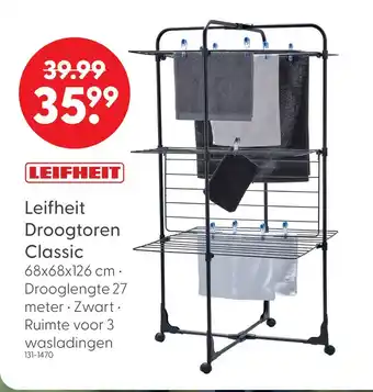 Marskramer Leifheit Droogtoren Classic aanbieding