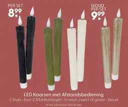 Marskramer LED Kaarsen met Afstandsbediening aanbieding