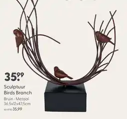 Marskramer Sculptuur Birds Branch aanbieding