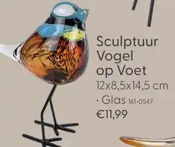 Marskramer Sculptuur Vogel op Voet aanbieding