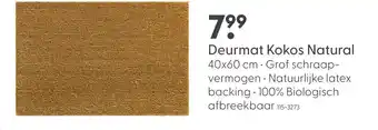 Marskramer Deurmat Kokos Natural aanbieding