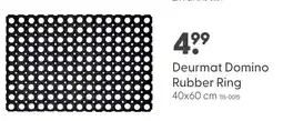 Marskramer Deurmat Domino Rubber Ring aanbieding