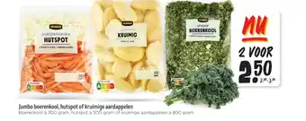 Jumbo Jumbo boerenkool, hutspot of kruimige aardappelen aanbieding