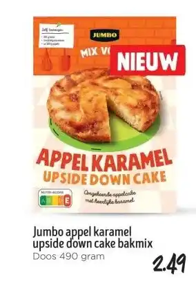 Jumbo Jumbo appel karamel upside down cake bakmix aanbieding