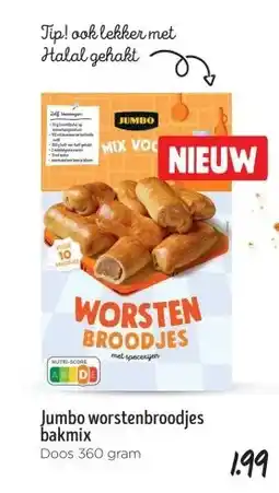 Jumbo Jumbo worstenbroodjes bakmix aanbieding