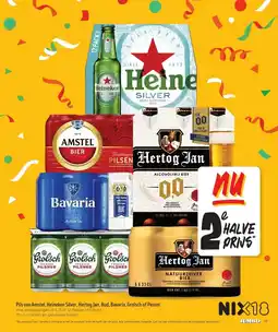 Jumbo Pils van Amstel, Heineken Silver, Hertog Jan, Bud, Bavaria, Grolsch of Peroni aanbieding