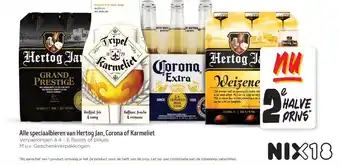 Jumbo Alle speciaalbieren van Hertog Jan, Corona of Karmeliet aanbieding