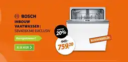 Expert Bosch SBV4EBX34E EXCLUSIV aanbieding