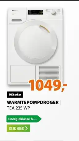 Expert Miele TEA 235 WP aanbieding