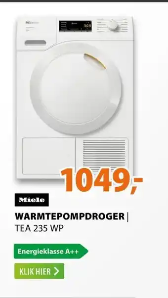 Expert Miele TEA 235 WP aanbieding