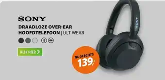 Expert Sony ULT WEAR Zwart aanbieding