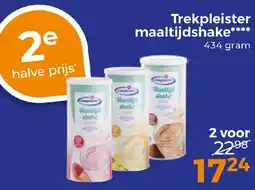 Trekpleister Trekpleister maaltijdshake aanbieding