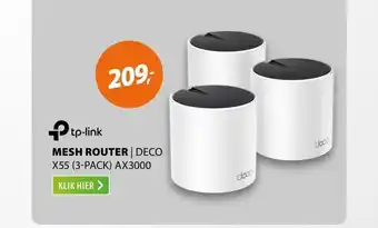 Expert TP-Link Deco X55 AX3000 Mesh WiFi 6 System (3-pack) aanbieding