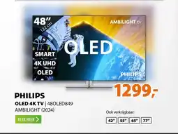 Expert Philips 48OLED849 Ambilight (2024) aanbieding