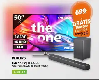 Expert Philips The One 50PUS8949 Ambilight (2024) aanbieding