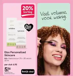 Etos Etos Personalized Skincare aanbieding