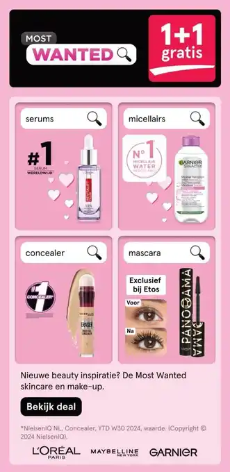 Etos L'ORÉAL MAYBELLINE GARNIER aanbieding