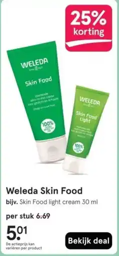 Etos Weleda Skin Food aanbieding