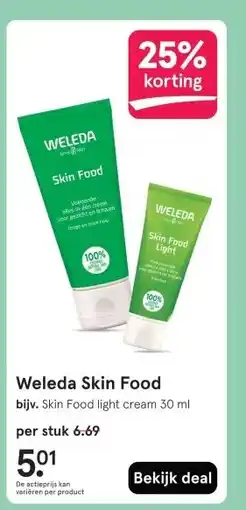 Etos Weleda Skin Food aanbieding