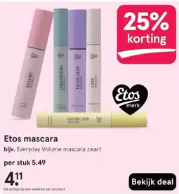 Etos Etos mascara aanbieding