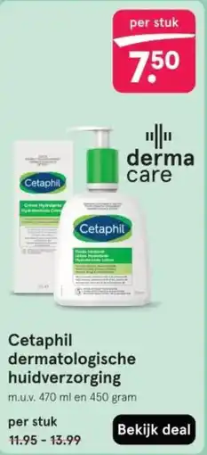 Etos Cetaphil dermatologische huidverzorging aanbieding