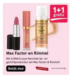 Etos Max Factor en Rimmel aanbieding